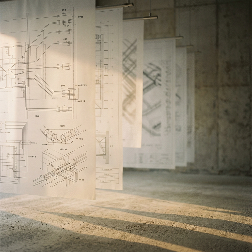 A minimalist composition of layered infrastructure blueprint